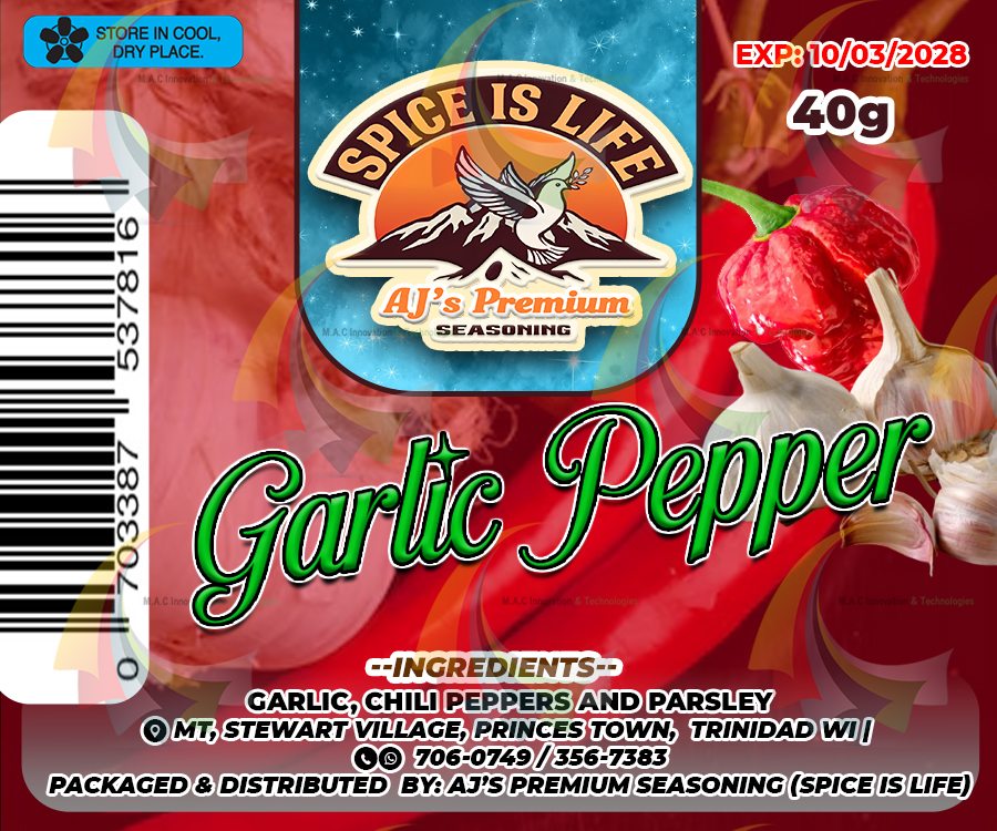 Garlic Pepper Sample